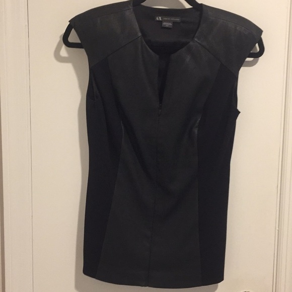 GUC A|X faux leather top with adjustable zipper - Picture 5 of 8